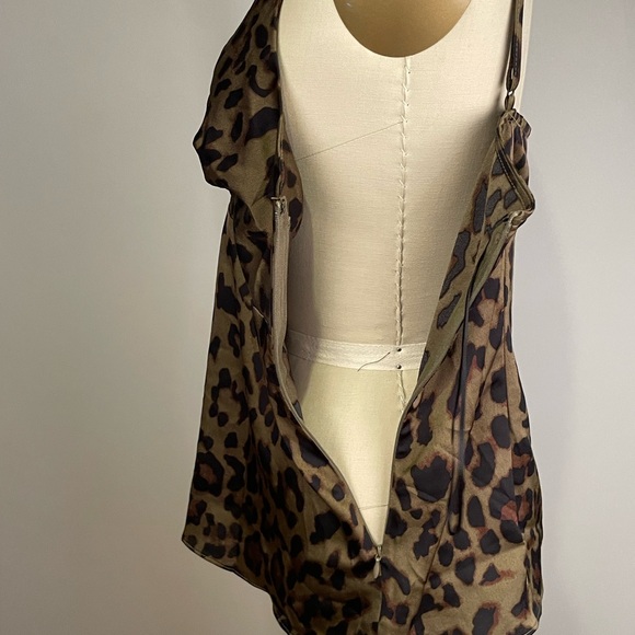 Endless rose green leopard print top size L - Picture 7 of 10